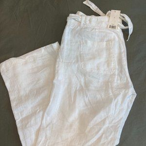 Banana Republic - White Linen Pants